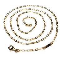 Collier 9KT in Or jaune 9K ROLO 50 CM MB DD/Z 2.40 G